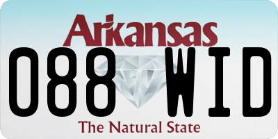 AR license plate 088WID