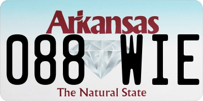 AR license plate 088WIE