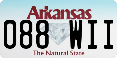 AR license plate 088WII