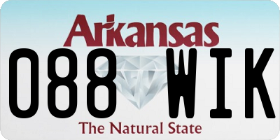 AR license plate 088WIK