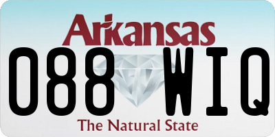 AR license plate 088WIQ