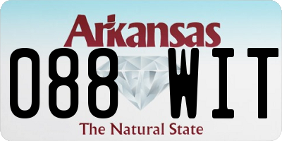 AR license plate 088WIT