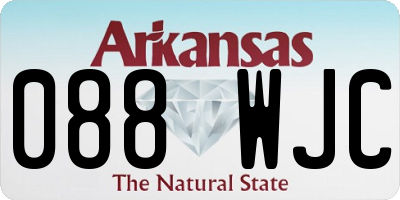 AR license plate 088WJC