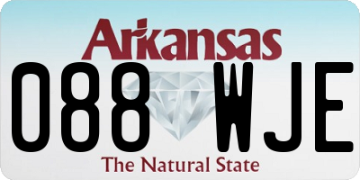 AR license plate 088WJE
