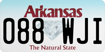 AR license plate 088WJI