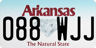 AR license plate 088WJJ