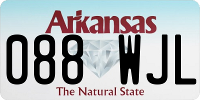 AR license plate 088WJL