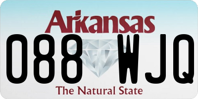 AR license plate 088WJQ