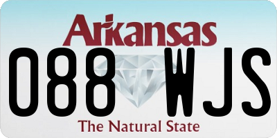 AR license plate 088WJS