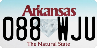 AR license plate 088WJU