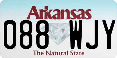 AR license plate 088WJY