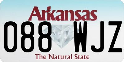 AR license plate 088WJZ