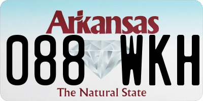 AR license plate 088WKH