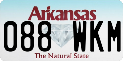 AR license plate 088WKM
