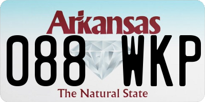 AR license plate 088WKP