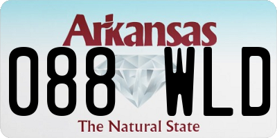 AR license plate 088WLD