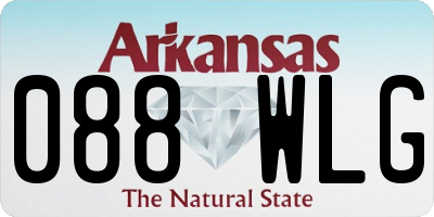 AR license plate 088WLG