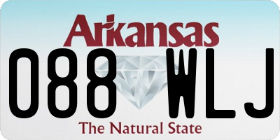 AR license plate 088WLJ