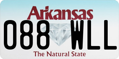 AR license plate 088WLL