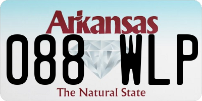 AR license plate 088WLP