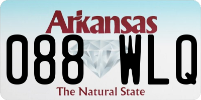 AR license plate 088WLQ