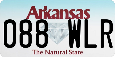 AR license plate 088WLR