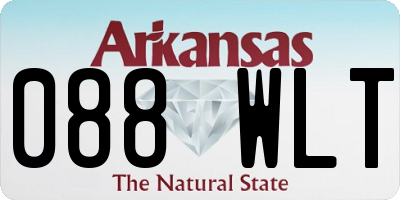 AR license plate 088WLT