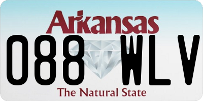 AR license plate 088WLV