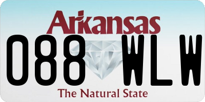 AR license plate 088WLW