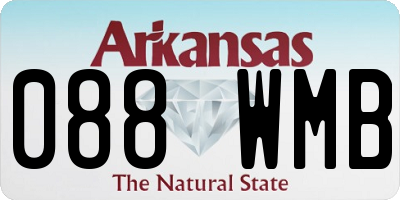 AR license plate 088WMB