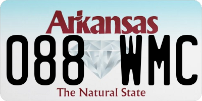 AR license plate 088WMC