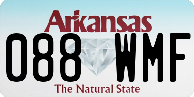 AR license plate 088WMF