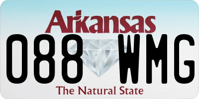 AR license plate 088WMG