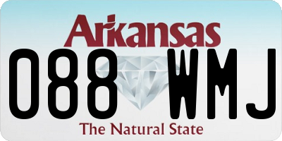 AR license plate 088WMJ