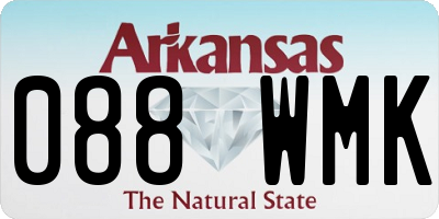 AR license plate 088WMK