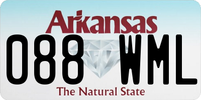 AR license plate 088WML