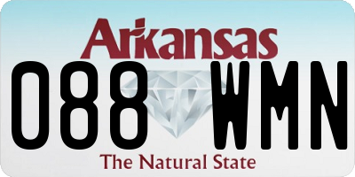 AR license plate 088WMN
