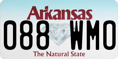 AR license plate 088WMO