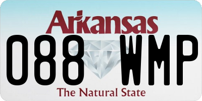 AR license plate 088WMP