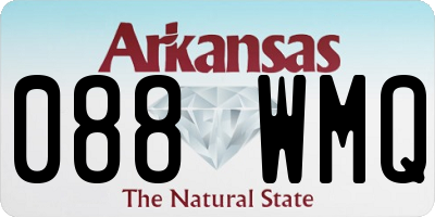 AR license plate 088WMQ