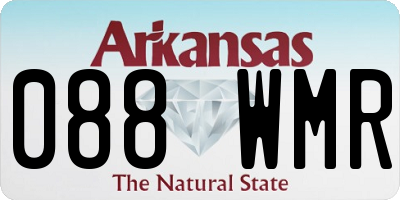 AR license plate 088WMR