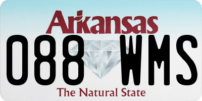 AR license plate 088WMS
