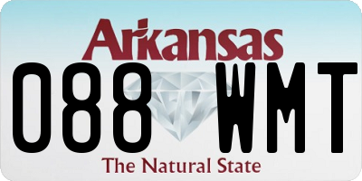 AR license plate 088WMT