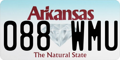 AR license plate 088WMU
