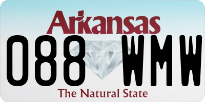 AR license plate 088WMW