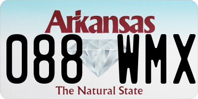 AR license plate 088WMX