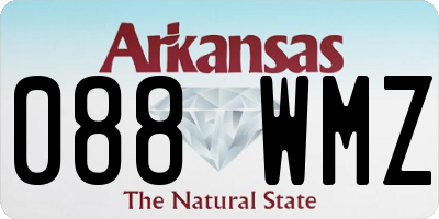 AR license plate 088WMZ