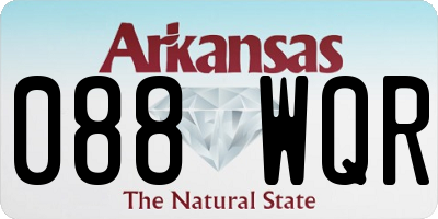 AR license plate 088WQR