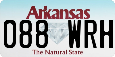 AR license plate 088WRH