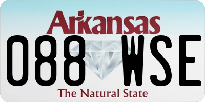 AR license plate 088WSE